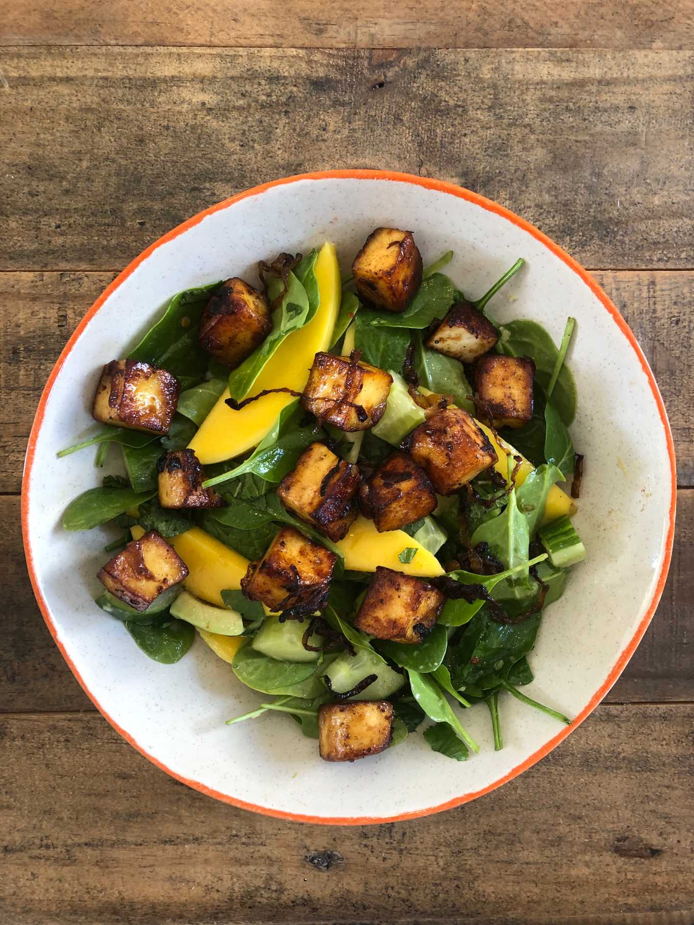 Tamarind Paneer and Mango Salad